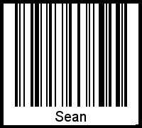 Sean als Barcode und QR-Code