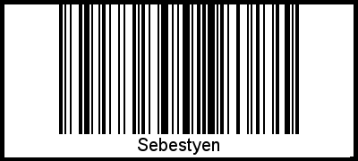Interpretation von Sebestyen als Barcode