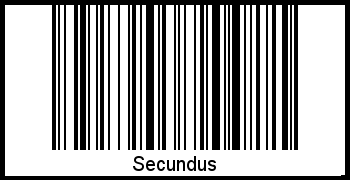 Barcode-Foto von Secundus