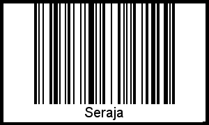 Der Voname Seraja als Barcode und QR-Code