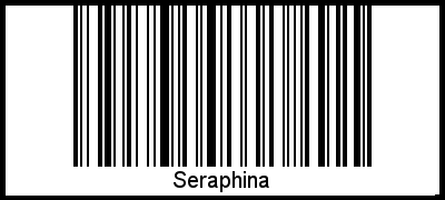 Interpretation von Seraphina als Barcode