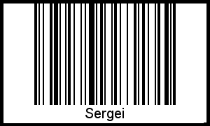 Barcode-Foto von Sergei