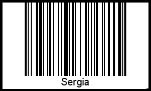 Barcode-Foto von Sergia