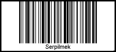 Barcode-Foto von Serpilmek
