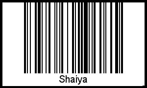 Shaiya als Barcode und QR-Code