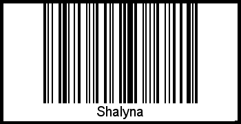 Interpretation von Shalyna als Barcode