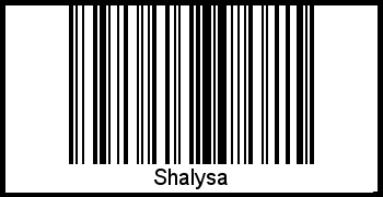 Barcode-Foto von Shalysa