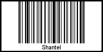 Der Voname Shantel als Barcode und QR-Code