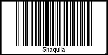 Shaqulla als Barcode und QR-Code