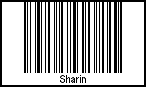 Interpretation von Sharin als Barcode