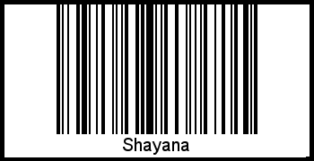 Barcode-Grafik von Shayana