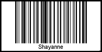 Barcode-Foto von Shayanne