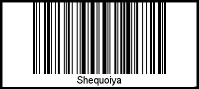 Interpretation von Shequoiya als Barcode