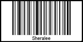 Sheralee als Barcode und QR-Code