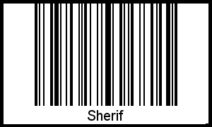 Barcode-Grafik von Sherif