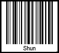 Barcode-Foto von Shun
