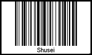 Interpretation von Shusei als Barcode