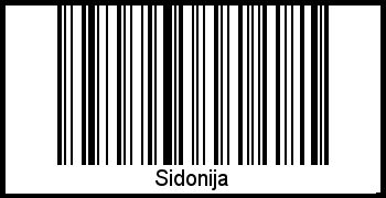 Barcode-Grafik von Sidonija