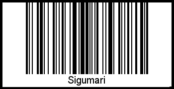 Barcode-Grafik von Sigumari