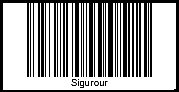 Interpretation von Sigurour als Barcode