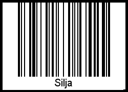Silja als Barcode und QR-Code