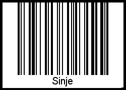 Barcode-Foto von Sinje