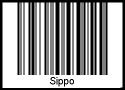 Interpretation von Sippo als Barcode
