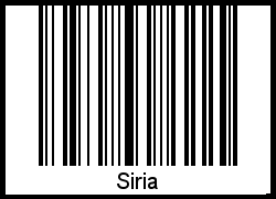 Barcode-Grafik von Siria