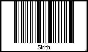 Sirith als Barcode und QR-Code