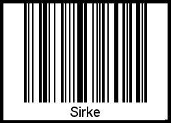 Barcode-Grafik von Sirke