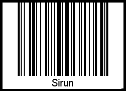 Barcode-Foto von Sirun