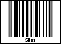 Barcode-Grafik von Sites