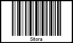 Interpretation von Sitora als Barcode