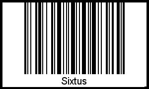 Barcode-Foto von Sixtus