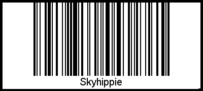 Interpretation von Skyhippie als Barcode
