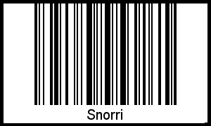 Barcode-Foto von Snorri