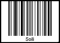 Barcode des Vornamen Soili