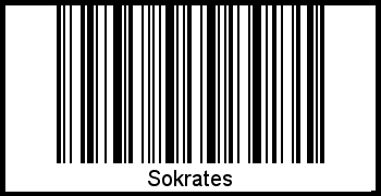 Barcode-Grafik von Sokrates