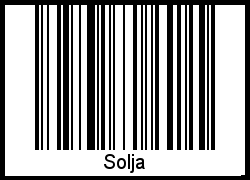 Interpretation von Solja als Barcode