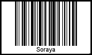 Soraya als Barcode und QR-Code