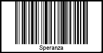 Barcode-Grafik von Speranza