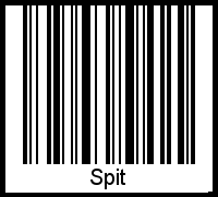 Barcode-Grafik von Spit