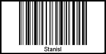Interpretation von Stanisl als Barcode