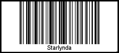 Starlynda als Barcode und QR-Code