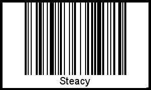 Interpretation von Steacy als Barcode