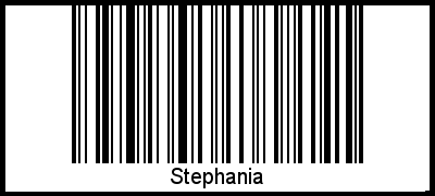 Interpretation von Stephania als Barcode