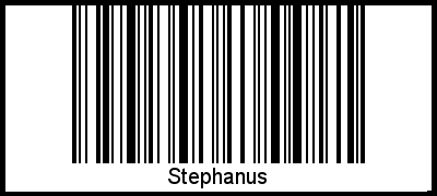 Interpretation von Stephanus als Barcode