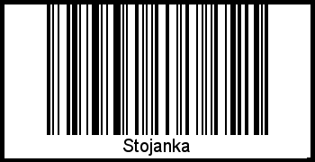Stojanka als Barcode und QR-Code