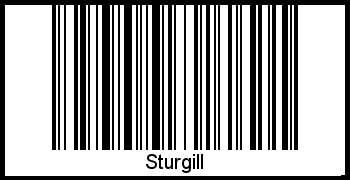 Barcode-Foto von Sturgill