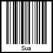 Interpretation von Sua als Barcode